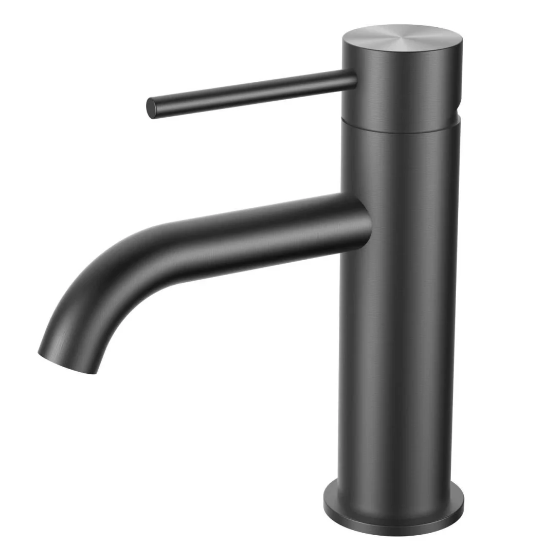 Watermark Gunmetal Basin Mixer Brush Gunmetal Mixer