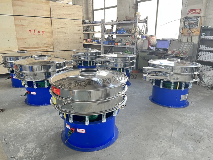 Separator Machine Filtering Herbal Powder Vibrating Screen Rotary Sieve Shaker Food Sifter