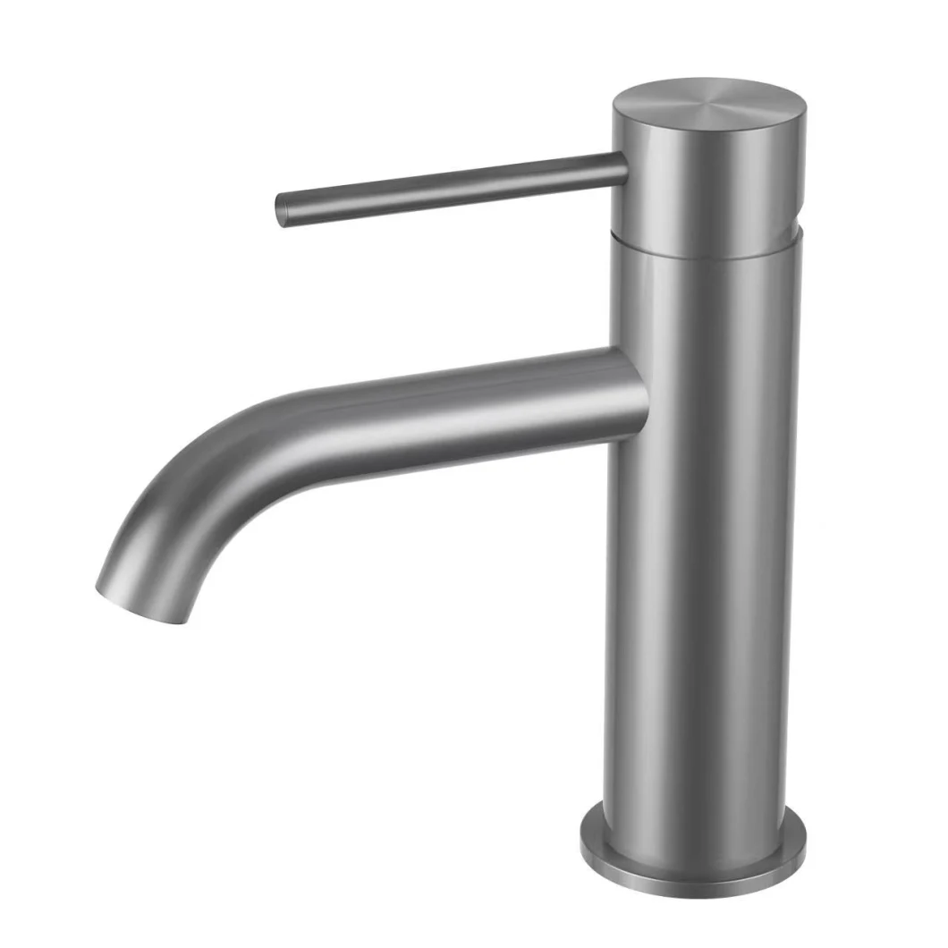 Watermark Gunmetal Basin Mixer Brush Gunmetal Mixer